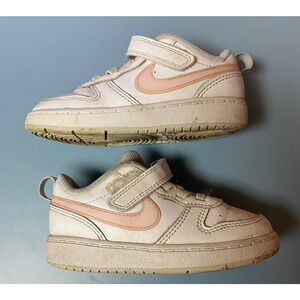 Kids Nike Infant Toddler Sz 8C Court Borough Low 2 Sneakers Shoes DD3021-100